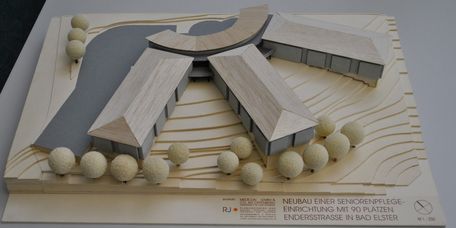 Architektenmodell der Seniorenresidenz Brunnenbergblick